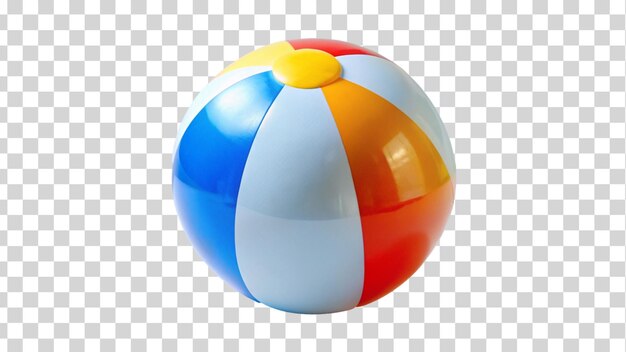 PSD Пляжный мяч изолирован на прозрачном фоне