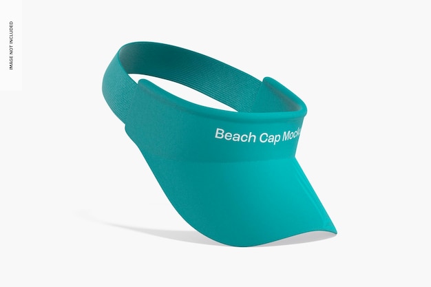 Beach Cap Mockup, Falling
