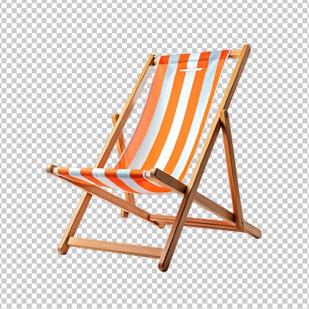 Beach Chair Isolated on Transparent Background png