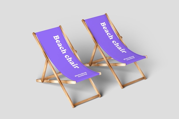 Modello di sedia da spiaggia