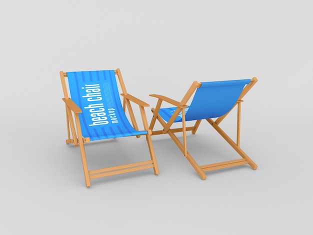 PSD beach chair mockup