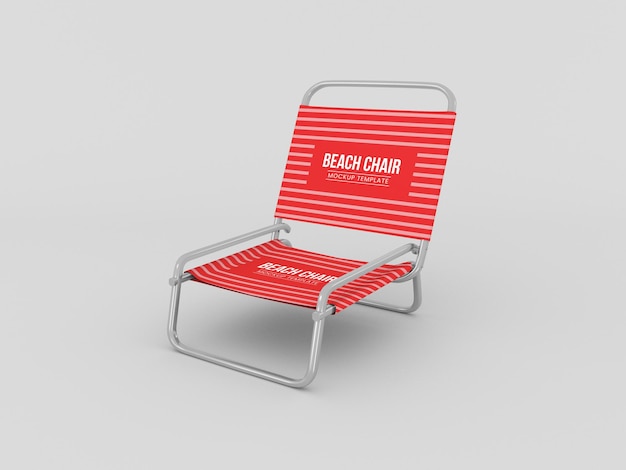 Beach chair mockup
