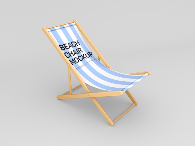 Beach chair mockup