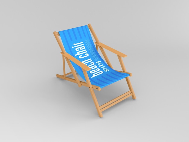 Beach chair mockup