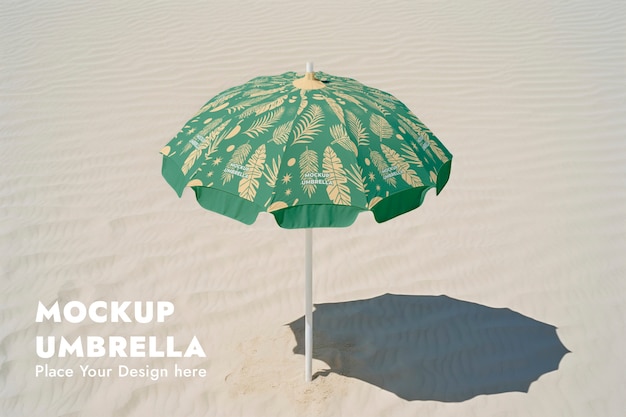 Beach paraplu mock-up