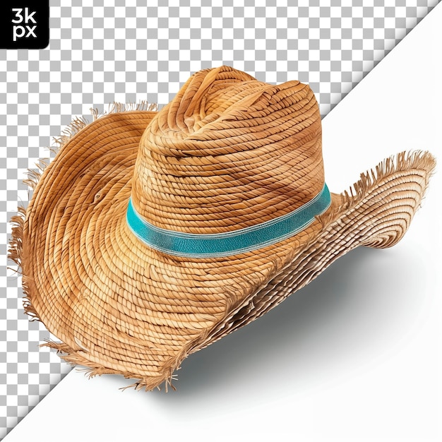 Beach sombrero isolated on transparent background