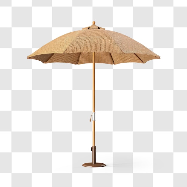 Ombrello da spiaggia sfondo di trasparenza psd