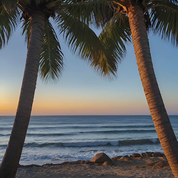 Beachamp ocean landscape