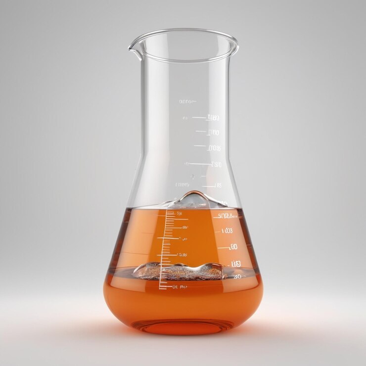 PSD beaker psd on a white background