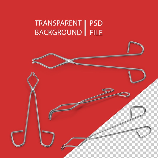 PSD beaker tongs png