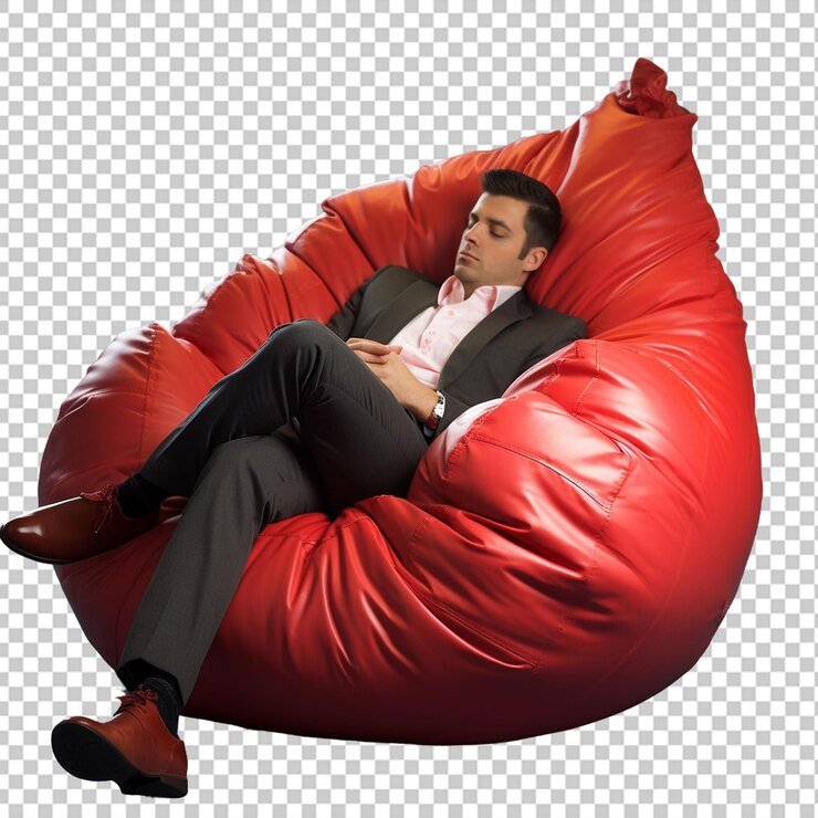 PSD ビーンバッグチェア png