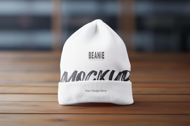 Mockup del cappello beanie