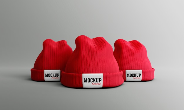 PSD beanie mockup design