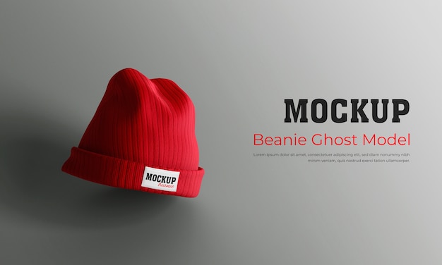 PSD beanie mockup design