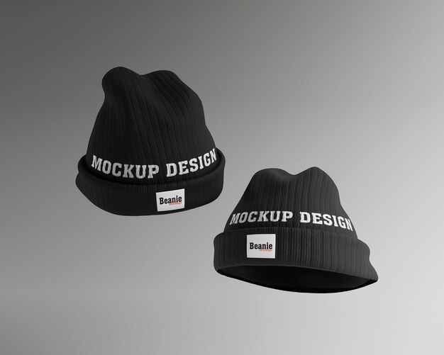 PSD beanie mockup design