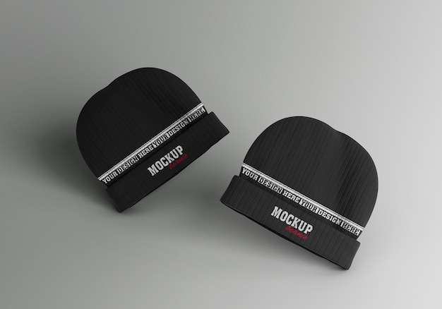 Beanie mockup design