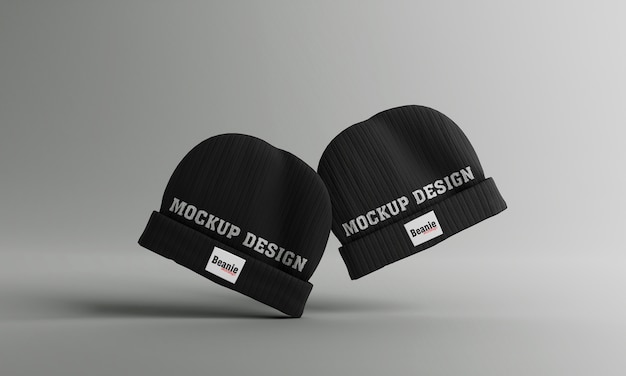 PSD beanie mockup design