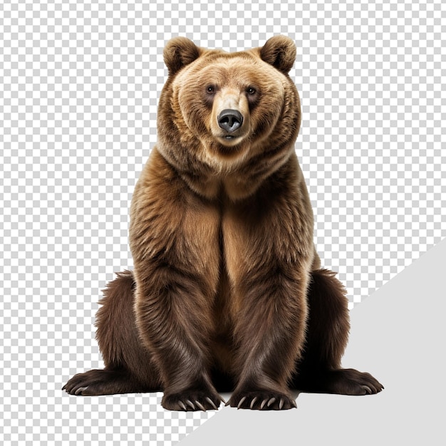 PSD Медведь, изолированный на прозрачном фоне png