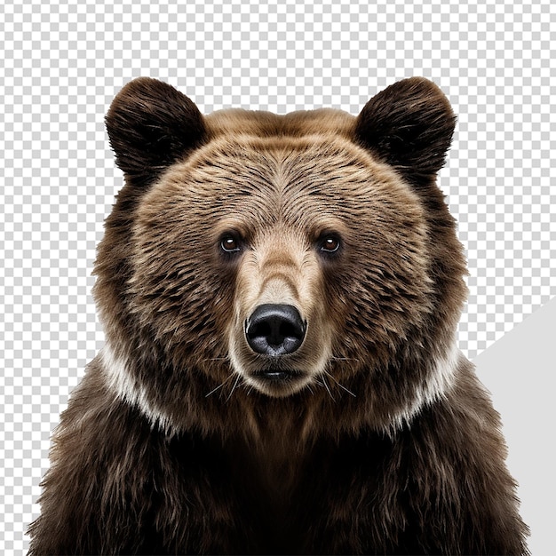 PSD bear isolated on transparent background png