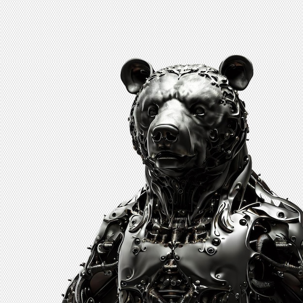 金属製のクマ