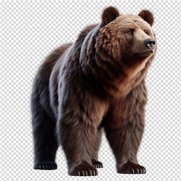 PSD a bear that is brown