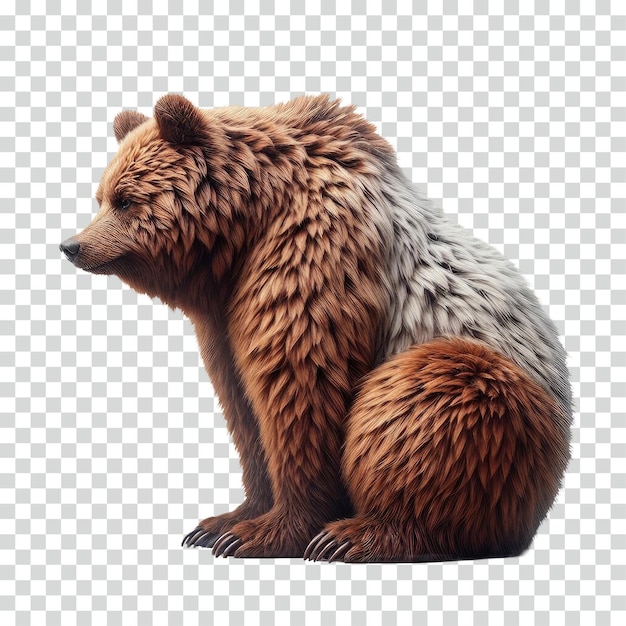 PSD bear transparent background