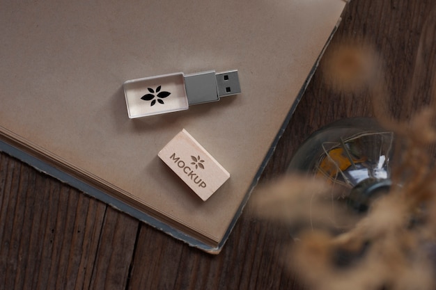 beautiful accessories mockup in real context