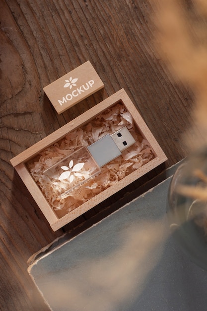 beautiful accessories mockup in real context