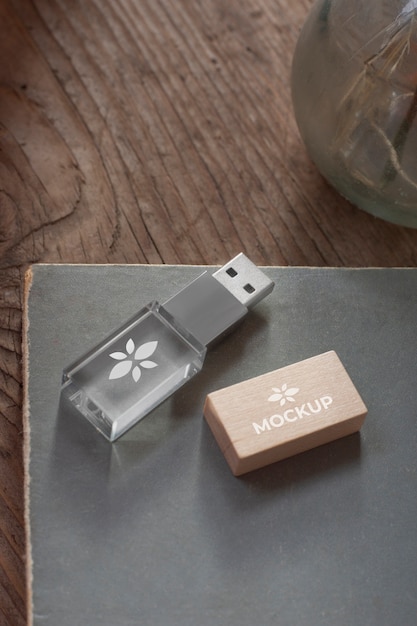 Beautiful accessories mockup in real context