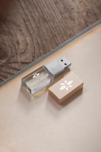 beautiful accessories mockup in real context