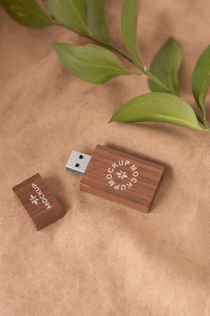 Beautiful accessories mockup in real context
