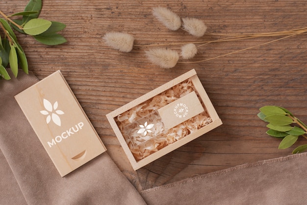 beautiful accessories mockup in real context
