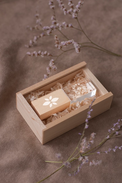 beautiful accessories mockup in real context