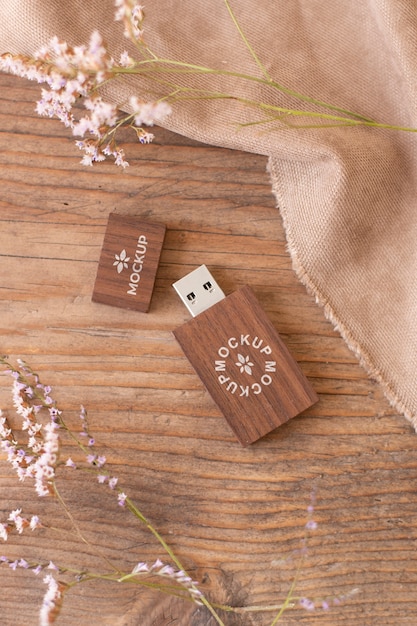 beautiful accessories mockup in real context