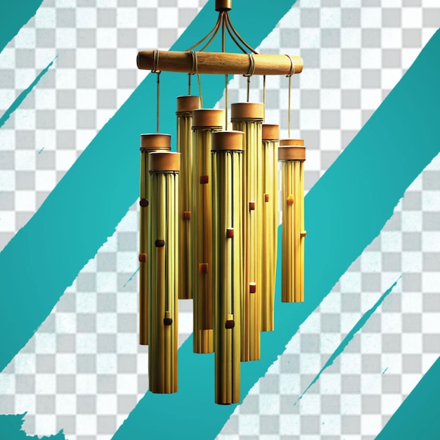 Beautiful bamboo wind chimes