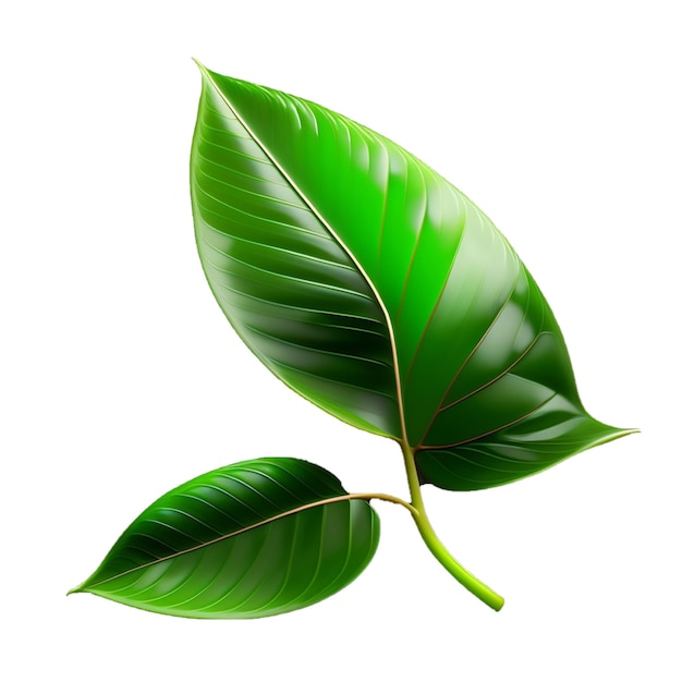 Beautiful bay leaf isolated icon