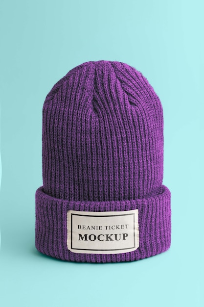 Beautiful beanie mockup