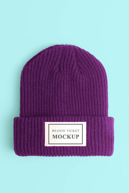 PSD beautiful beanie mockup