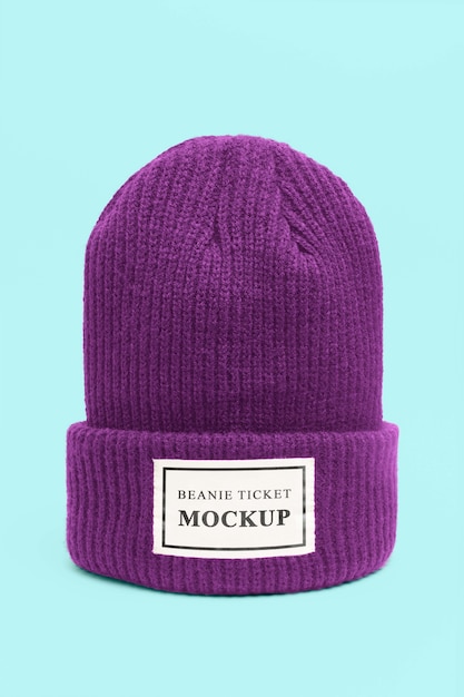 Beautiful beanie mockup