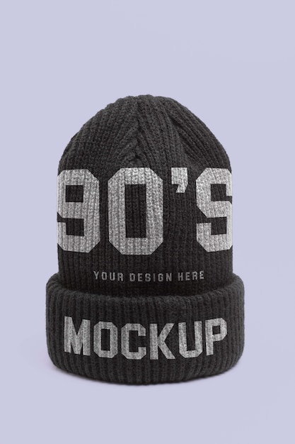 PSD beautiful beanie mockup