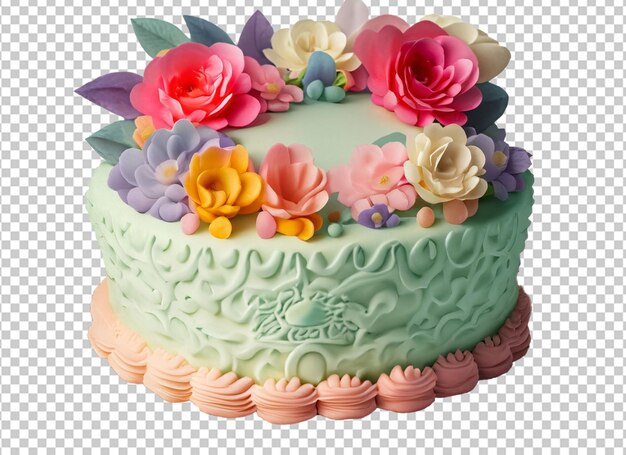 PSD beautiful birthday cake