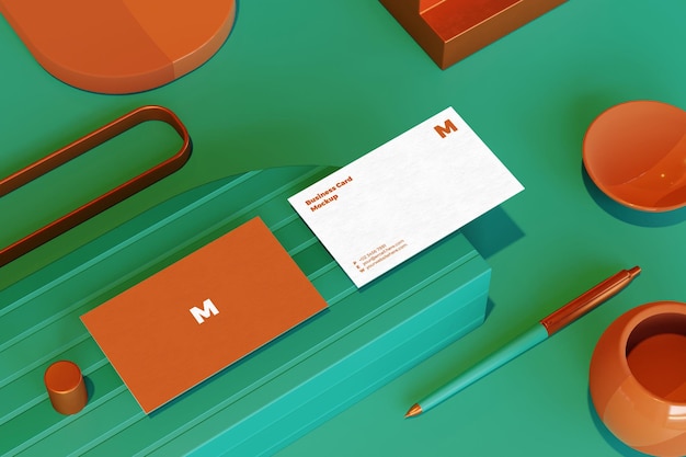 Beautiful business card mockup design