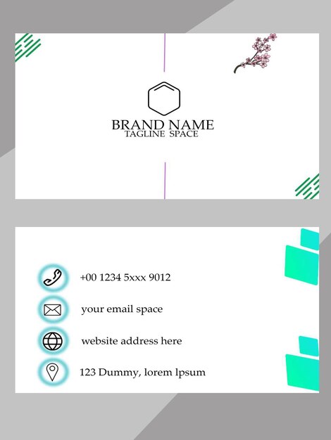 PSD a beautiful business card