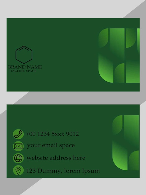 a beautiful business card