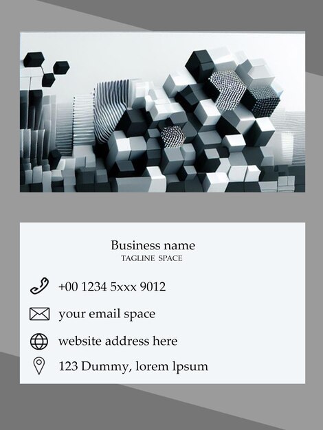 A beautiful business card