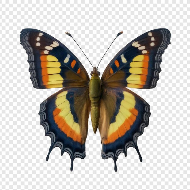 Bella farfalla png isolata su uno sfondo trasparente
