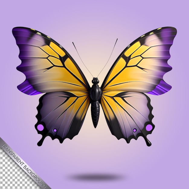 beautiful butterfly transparent background