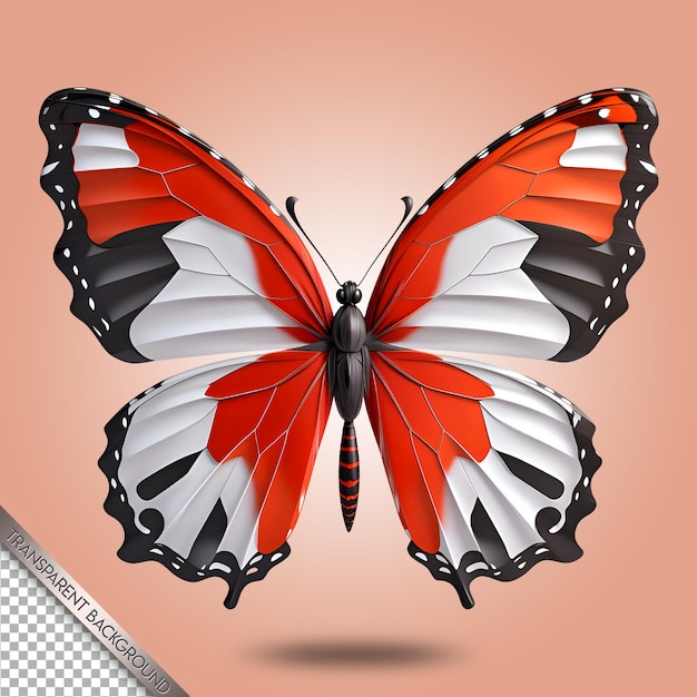 beautiful butterfly transparent background