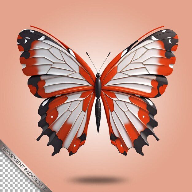 beautiful butterfly transparent background