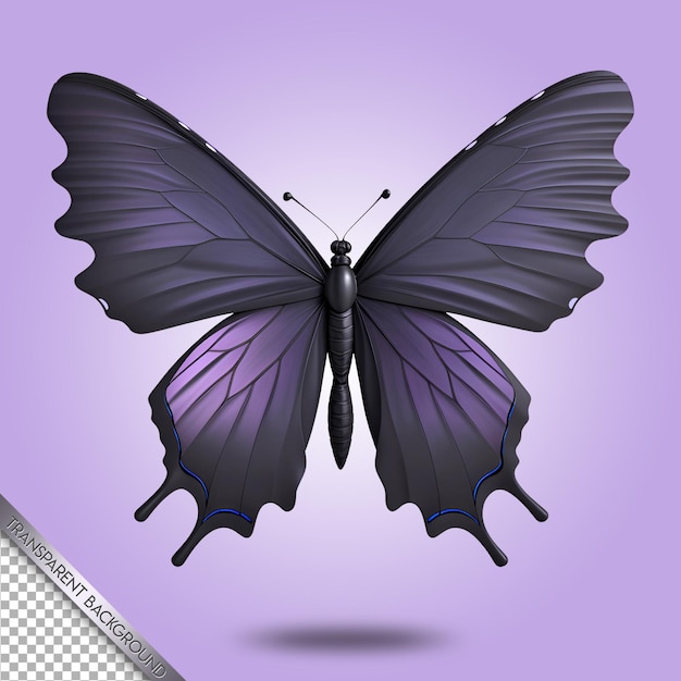 beautiful butterfly transparent background